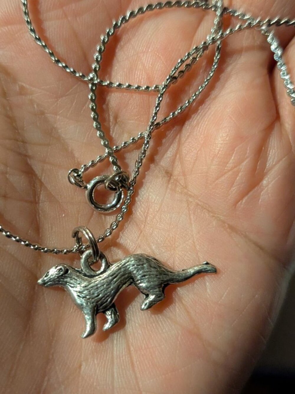 Cute Vintage Otter Pendant Necklace
